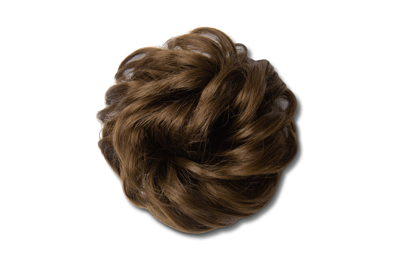 Synthetic Hair Extension Bun - #8L Chestnut Brown